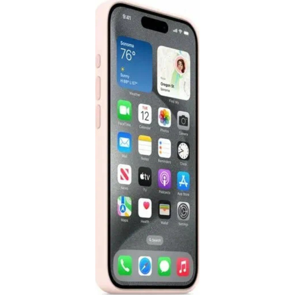 Чехол Apple для iPhone 15 Pro Max Silicone с MagSafe розовый 2