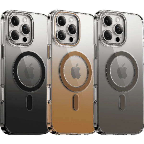 Чехол Keephone AURORA PRO iPhone 16 Pro Max прозрачно-черный 2