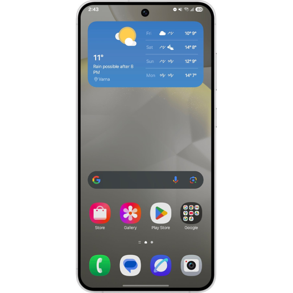 Samsung Galaxy S24 FE голубой 2