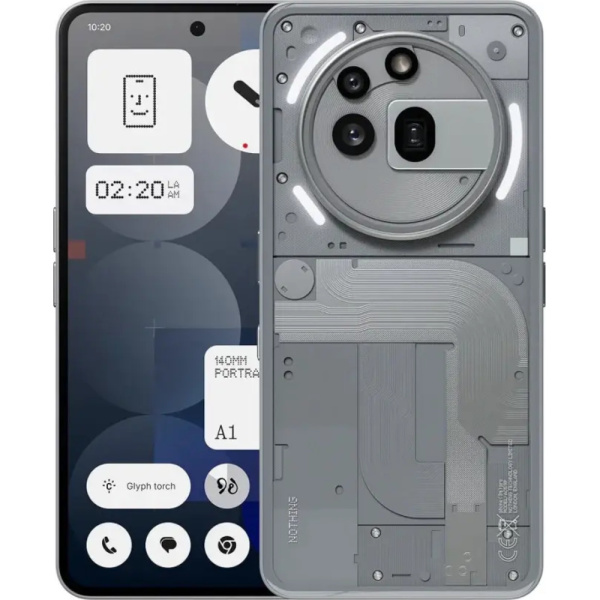 Смартфон Nothing Phone 3a Pro серый 1